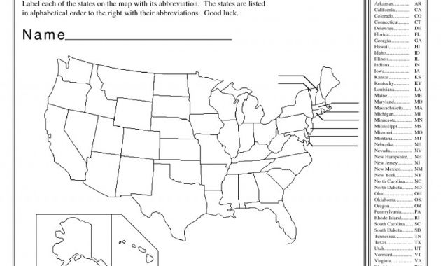 Blank Template Of the United States Awesome United States Map Activity Worksheet Us State Map Map