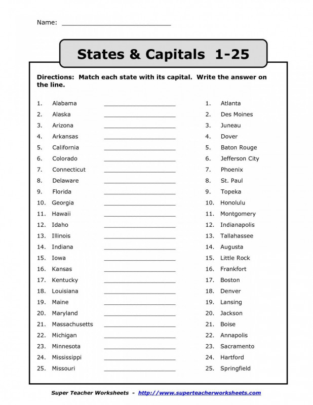 Blank Template Of the United States Unique United States Capitals Map Climatejourney org