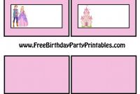 Blank Tent Card Template Awesome Free Princess Prince Castle Birthday Party Tent Food Cards