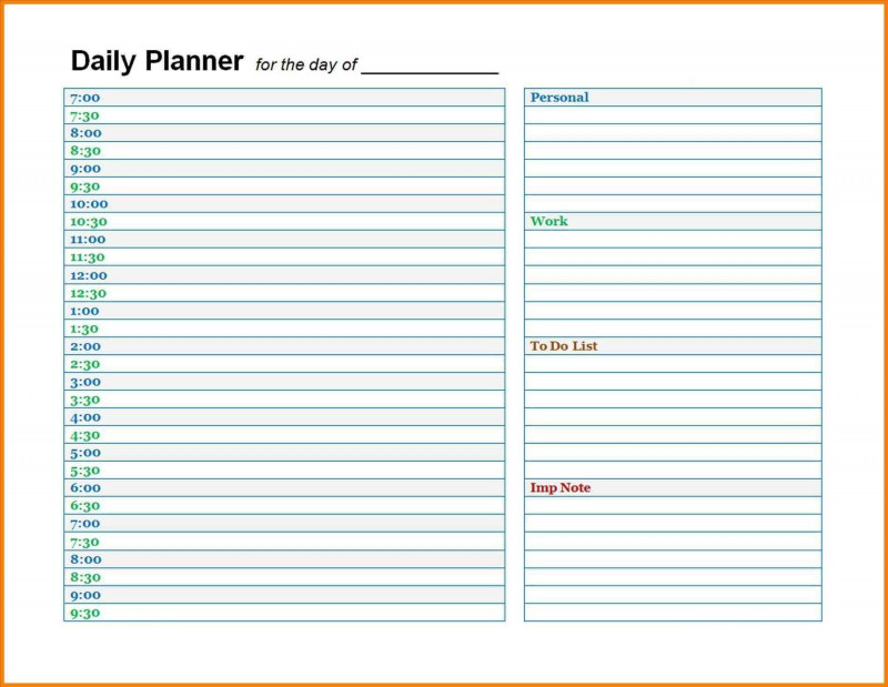 Blank to Do List Template Unique Daily Calendar Sheets Dailycalendar Dailyplanner