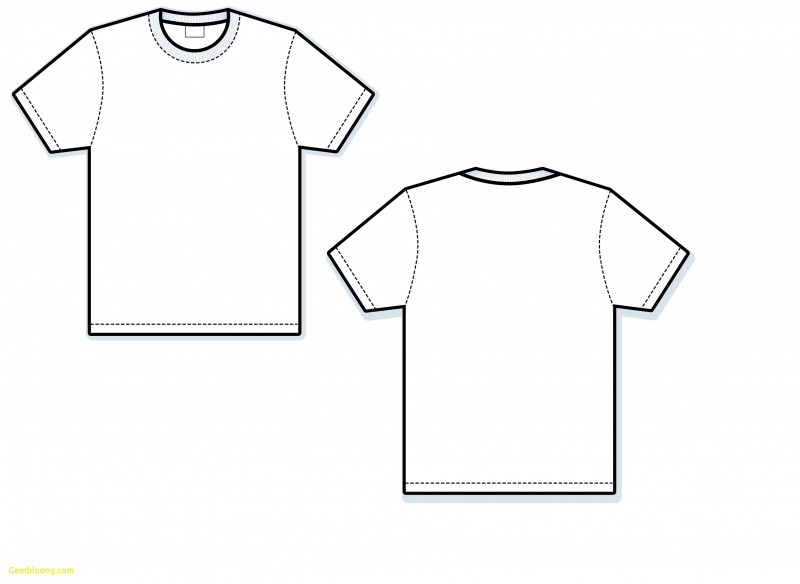 Blank Tshirt Template Printable Awesome T Shirt Vector Template Awesome Blank T Shirt Free Download