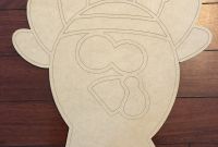 Blank Turkey Template Awesome Turkey Indian Drumstick Etched Blank ornament attachment or Door Hanger