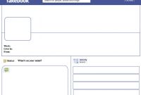 Blank Word Wall Template Free Unique Free Blank Facebook Template Word Pdf Facebook Template