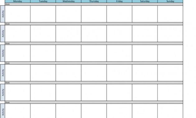 Blank Workout Schedule Template Awesome Exercise Calendar by Kerrybuckvic Xmdrrdox Workout