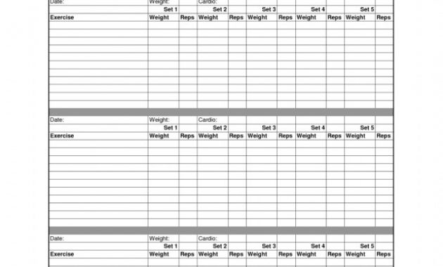Blank Workout Schedule Template Awesome New Blank Workout Template Konoplja Co