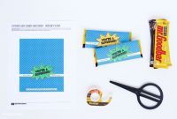 Free Blank Candy Bar Wrapper Template Unique Fathers Day Candy Bar Wrap Free Printable Super Dad Design