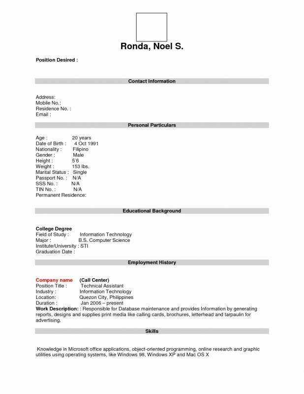 Free Blank Cv Template Download Awesome 038 Free Blank Resume Templates Resumemplate Doc Pdf