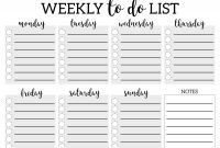 Printable Blank Daily Schedule Template Awesome Task List Template Printable High Checklistaily Manager too