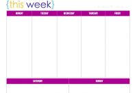 Printable Blank Daily Schedule Template New Free Printable Daily Calendar with Time Slots May 2019 Uk
