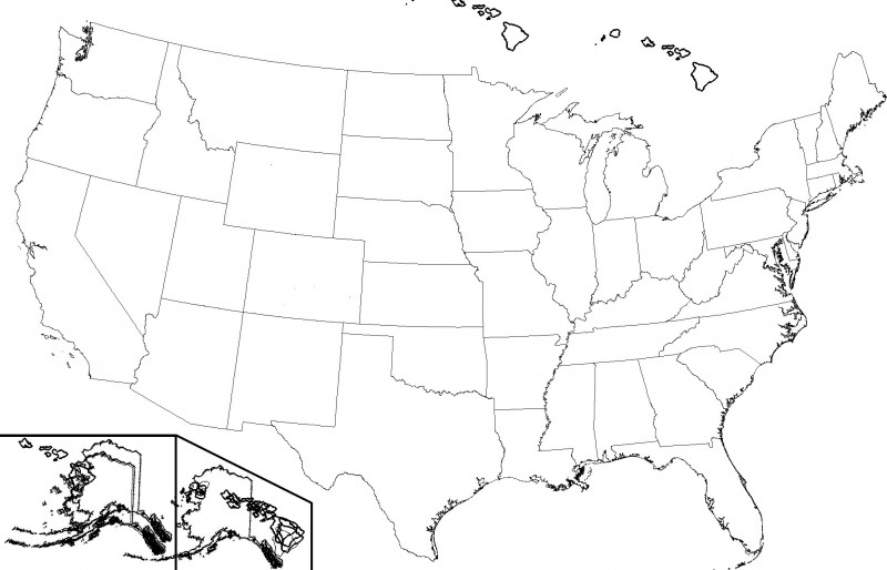 United States Map Template Blank Unique Inspiring United States Map Outline America Map Blank
