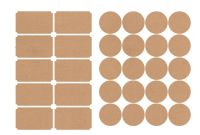 80 Labels Per Sheet Template Unique Mason Jar Labels for 40 Jars and Lids Multiple Colors