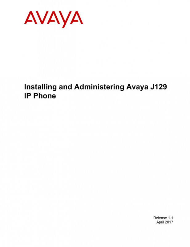 Avaya Phone Label Template Awesome Installing and Administering Avaya J129 Ip Phone Manualzz Com
