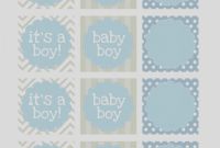 Baby Shower Label Template for Favors Awesome Baby Shower Label Ideas