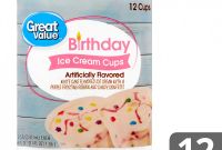 Birthday Labels Template Free Awesome Great Value Birthday Bash Ice Cream Cups 3 Fl Oz 12 Ct