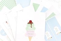Birthday Water Bottle Labels Template Free Unique Ice Cream Party All Inclusive Party Decor Bundle