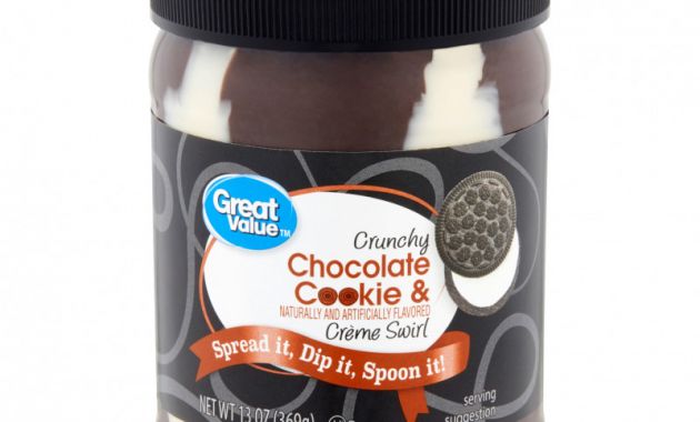 Canning Jar Labels Template Unique Great Value Crunchy Chocolate Cookie Cra¨me Swirl 13 Oz Walmart Com