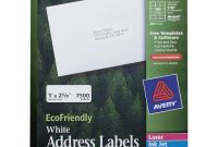 Christmas Return Address Labels Template Unique Ecofriendly Laser Inkjet Easy Peel Mailing Labels 1 X 2 5 8 White 7500 Pack