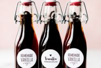 Free Printable Water Bottle Label Template Awesome Homemade Vanilla Extract