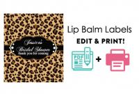 Microsoft Word Label Printing Templates New Lucrative Printable Lip Balm Label Template Marsha Website