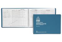 Office Depot Label Template Unique Simplified Payroll Record Light Blue Vinyl Cover 7 1 2 X 10 1 2 Pages