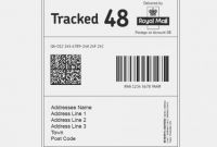 Package Shipping Label Template New Free Printable Mailing Labels