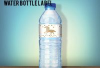 Printable Water Bottle Labels Free Templates Awesome Amazing Water Bottle Label Template Free Ideas Photoshop