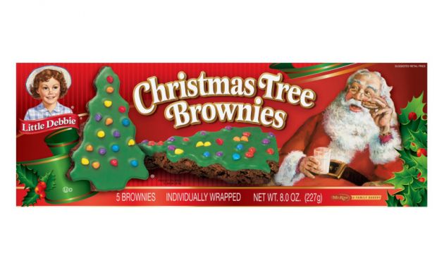 Secret Santa Label Template Unique Little Debbie Family Pack Christmas Tree Brownies 8 Oz