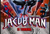 Superhero Water Bottle Labels Template Unique Spider Man Into the Spider Verse Birthday Invitation