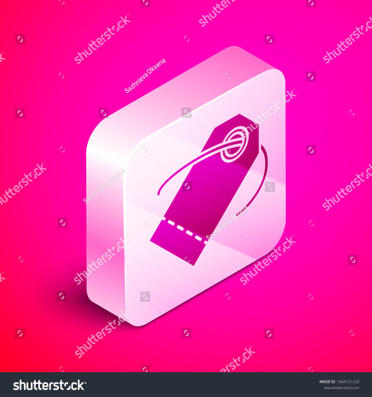 Z Label Template Unique isometric Blank Label Template Price Tag Stock Vector