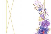 Baby Shower Menu Template Free Awesome Free Lavender Rose Wedding Invitation Templates Wedding
