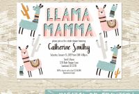Baby Shower Menu Template Free Unique Llama Mamma Baby Shower Invitation Template Boy or Girl Llama Mamma Gender Neutral Llama Baby Shower Invite Llama Party Printed or Diy