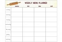 Blank Restaurant Menu Template Unique Menu Template Free Download HTML Weekly Dinner Word