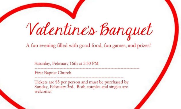 Fun Menu Templates Awesome Valentines Banquet Flier Valentines Valentines Day