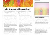 Thanksgiving Day Menu Template New Thanksgiving Greetings Newsletter