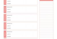 Weekly Menu Template Word Awesome Pin by Giselle Zarate On Diy Weekly Meal Planner Template