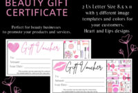 Mary Kay Gift Certificate Template: A Formal Design For Elegant Presentation