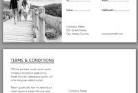 Indesign Gift Certificate Template: A Customizable Design For Elegant Gift Giving