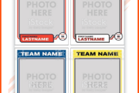 A Customizable Template For Baseball Card Creation