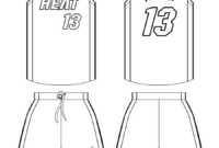 Template For A Blank Basketball Uniform