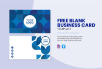 Blank Business Card Template Download: A Customizable Foundation For Professional Networking