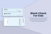 Blank Check Template: A Customizable Document For Financial Flexibility