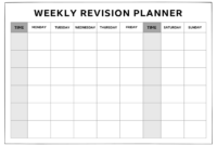 A Customizable Timetable For Effective Revision