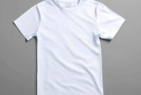 Blank T-Shirt Design Template PSD