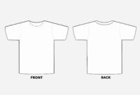 Blank T-Shirt Template PDF