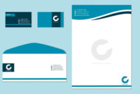 Corporate Identity Package: Business Card, Letterhead, And Envelope Template