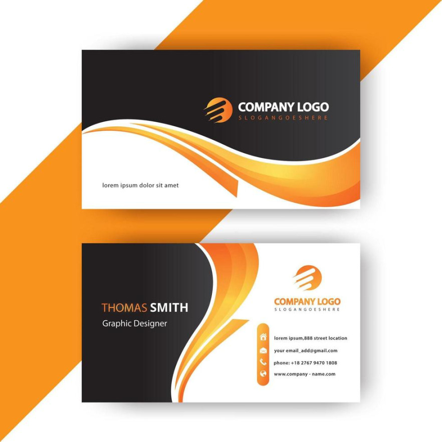 Business Card Template Vector Art, Icons, and Graphics for Free