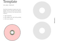 Blank CD Template Word Document