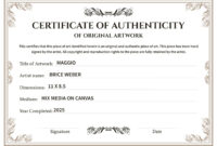 Free Art Certificate Template: A Professional And Customizable Design