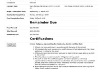 Construction Certificate Of Completion Template: A Comprehensive Guide