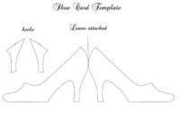 Elevated Elegance: A High Heel Shoe Template For Card Design